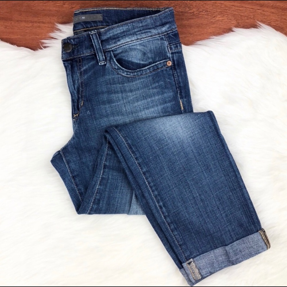 JOE’S JEANS Socialite Kicker Cropped Cuffed Jeans